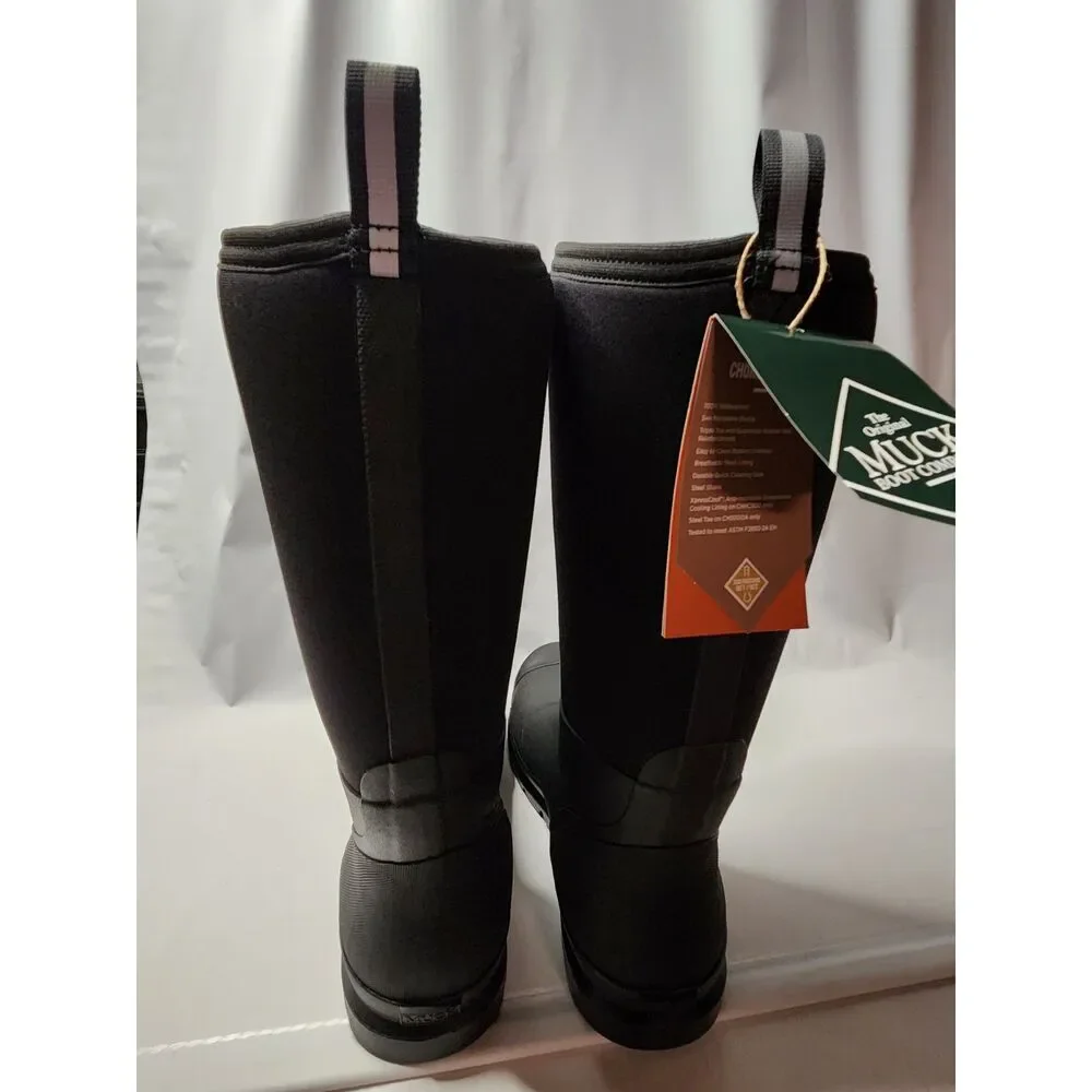 Muck Boot Company Chore Classic Hi Men’s 11 Black Waterproof Work Boots